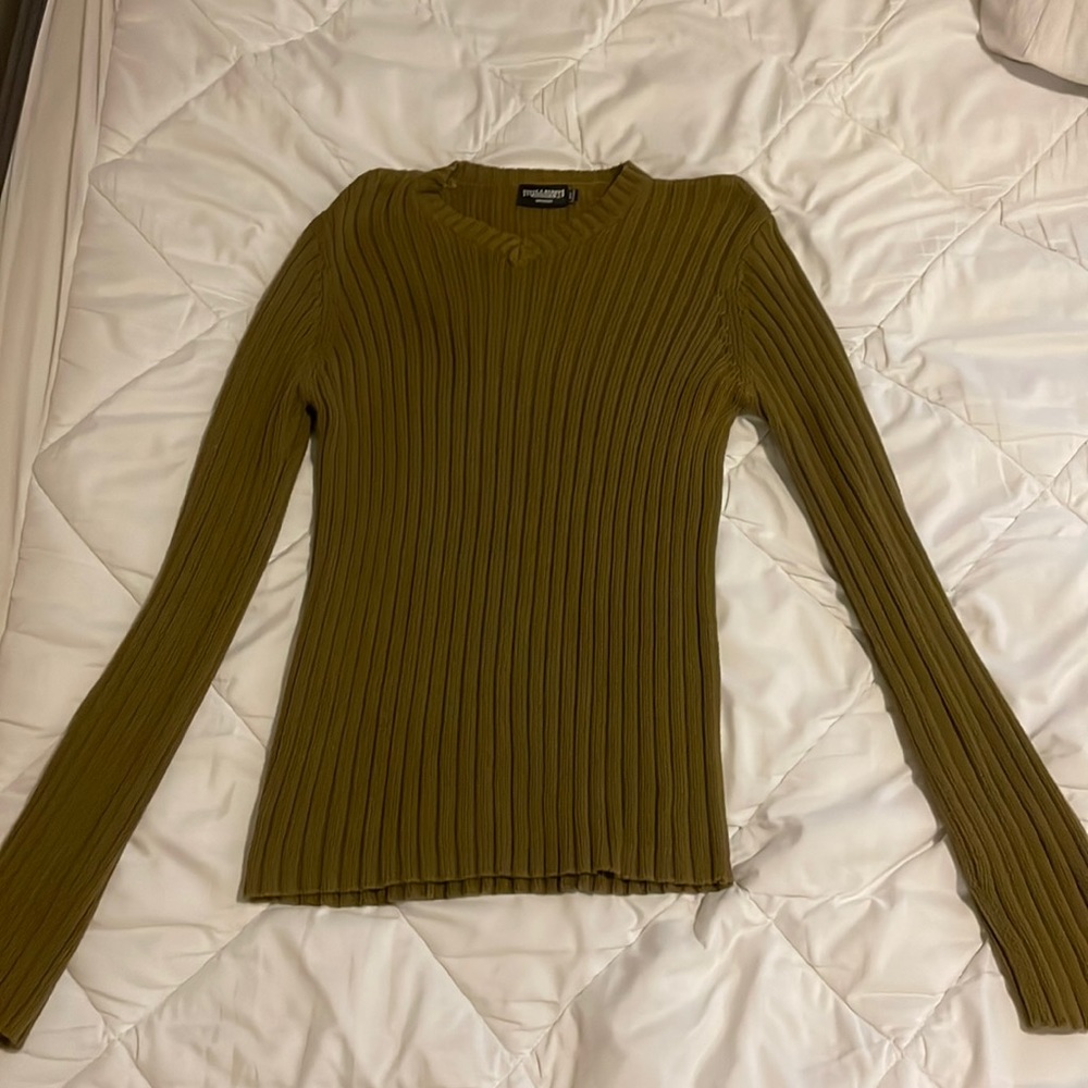 Steve and Barry’s long sleeve moss green sweater. (Never worn).
